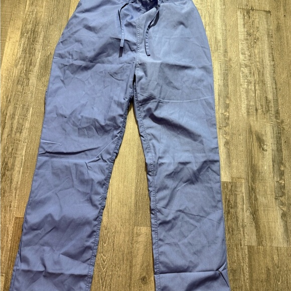 Natural Uniforms Ceil Blue Scrub Pants - Size Medium Medical pants - Picture 2 of 6